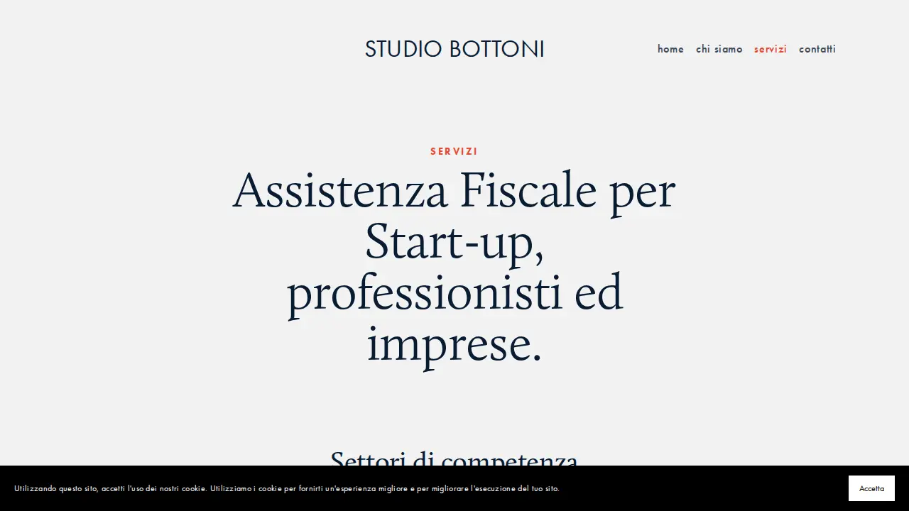 Studio contabile Bottoni page
