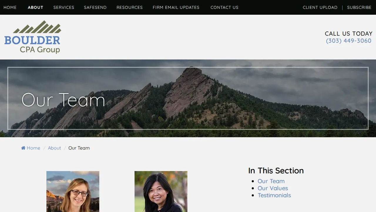 Boulder CPA Group page