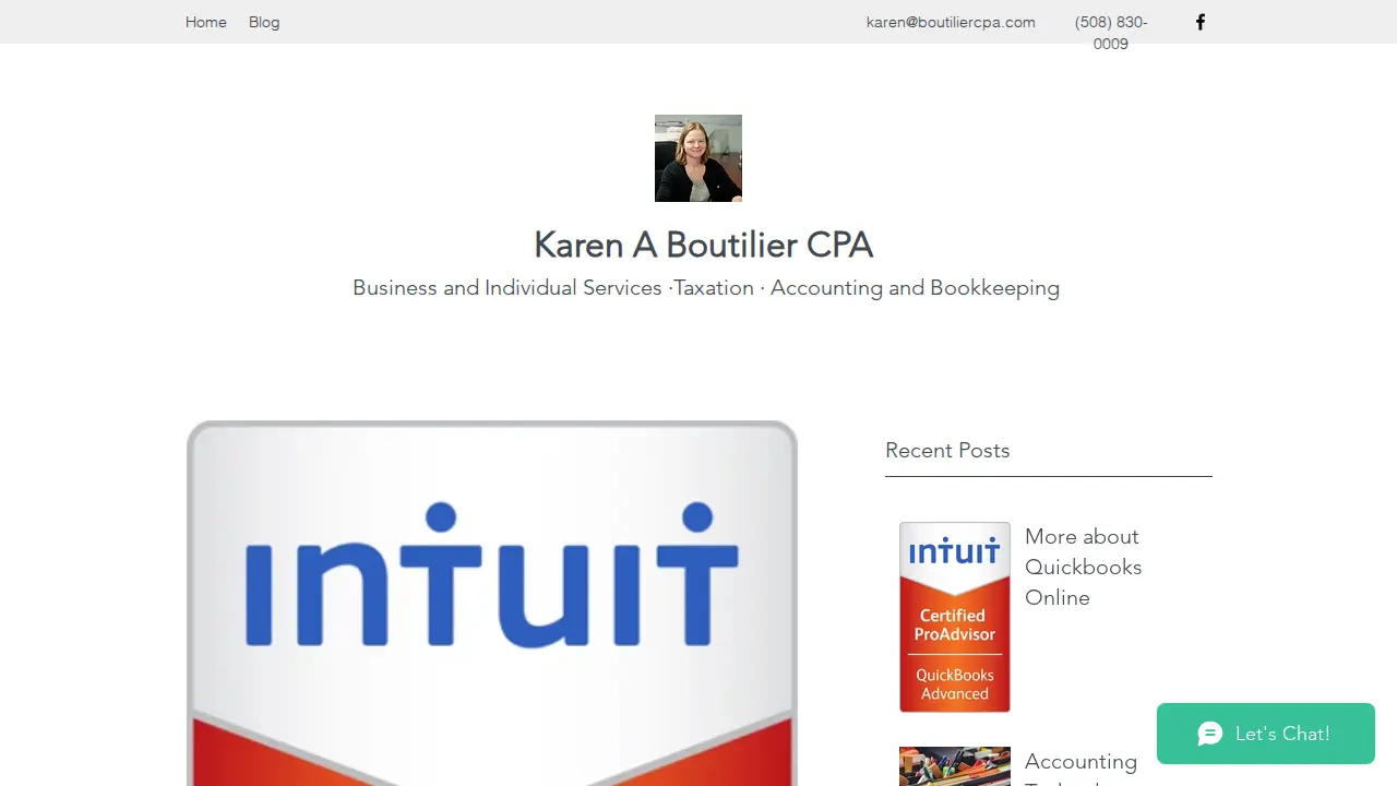 Boutilier Karen A CPA page