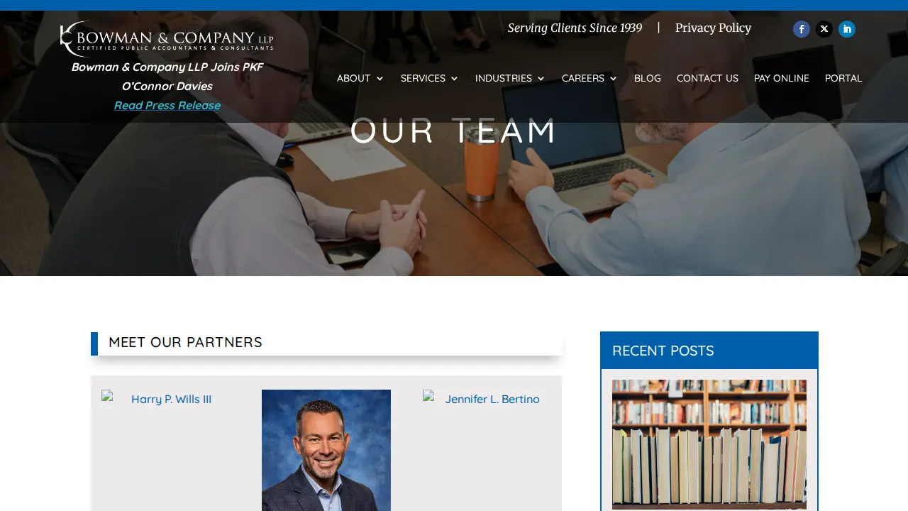 Bowman & Co page