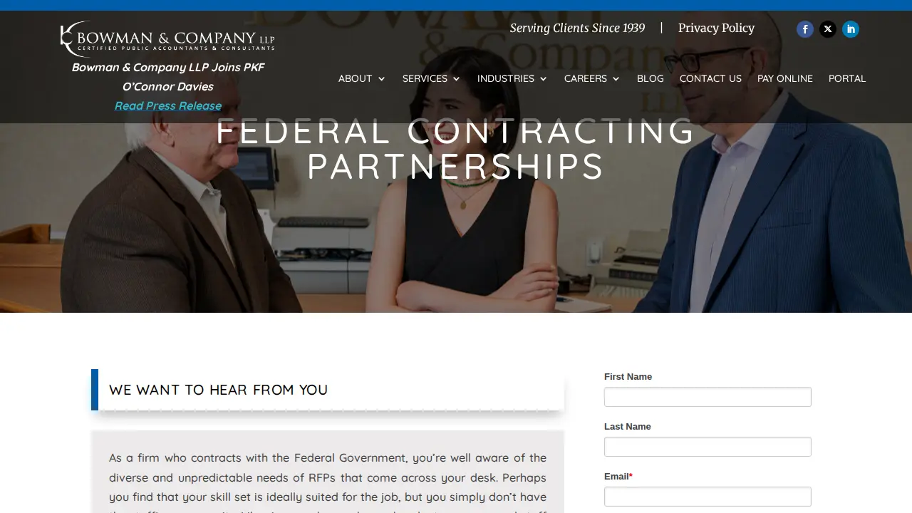 Bowman & Co page