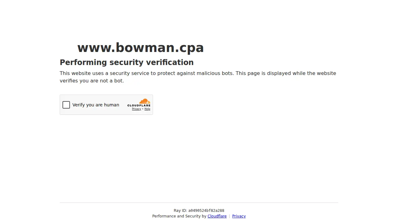 Bowman & Co page
