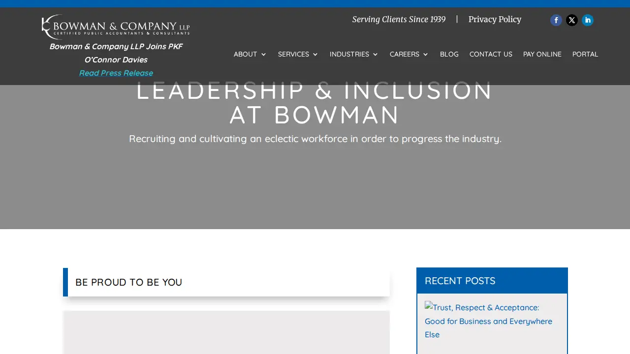 Bowman & Co: Sorelle Nina S CPA page