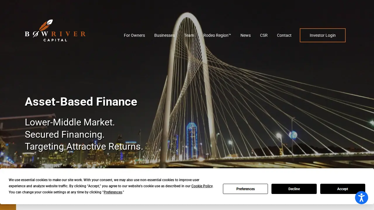 Bow River Capital page