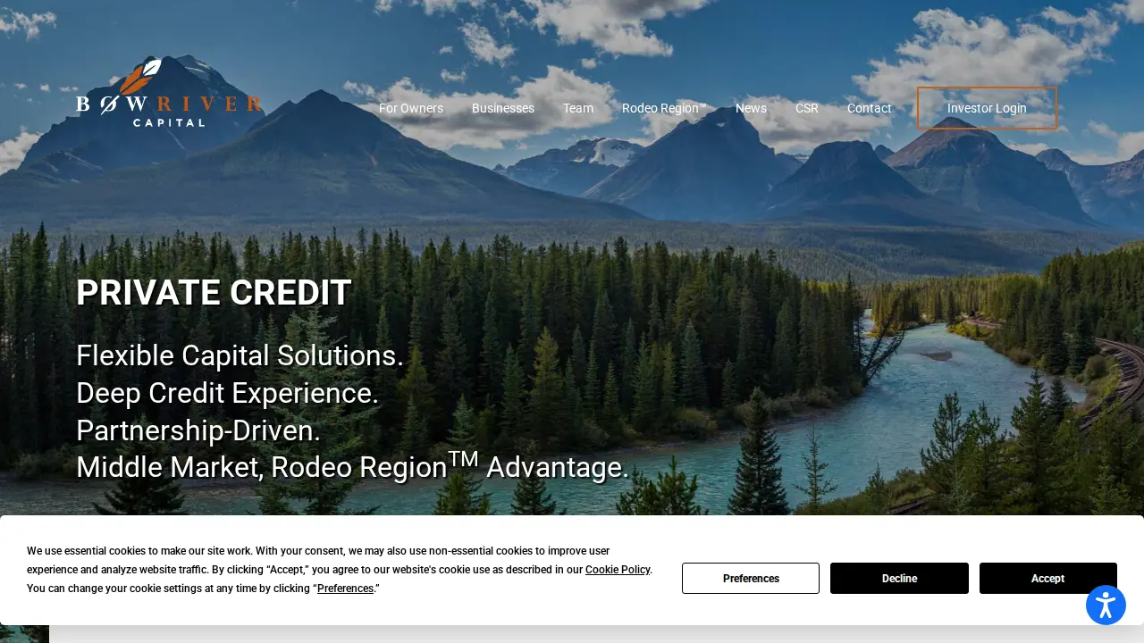 Bow River Capital page