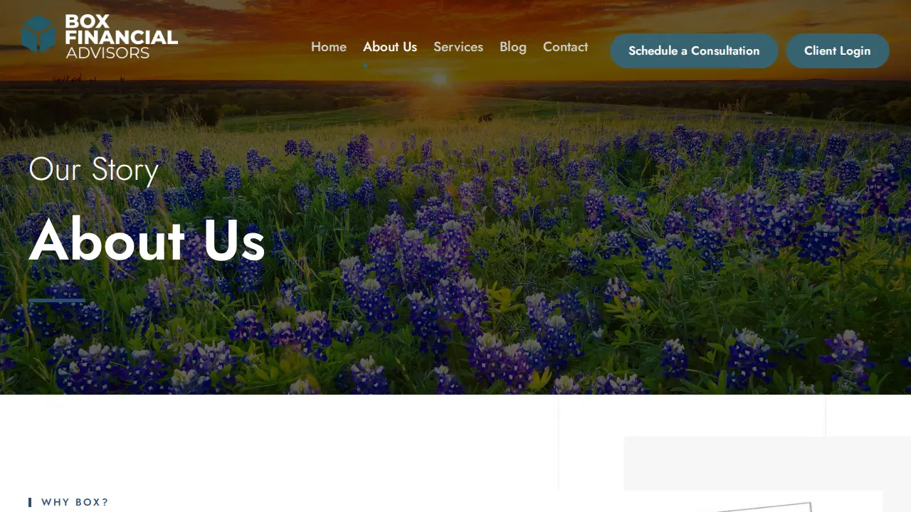 Box Financial Advisors, LLC page