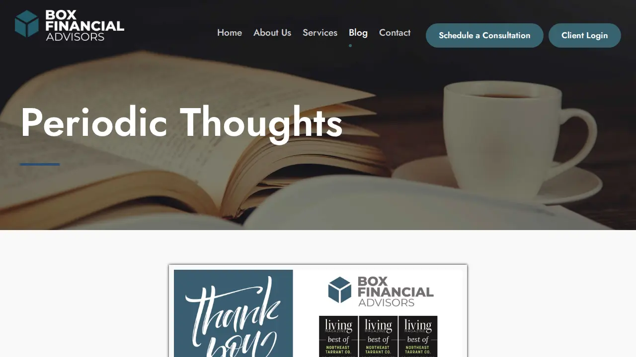 Box Financial Advisors, LLC page