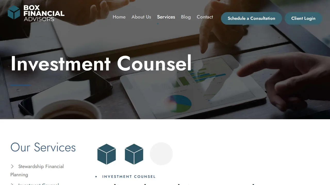 Box Financial Advisors, LLC page