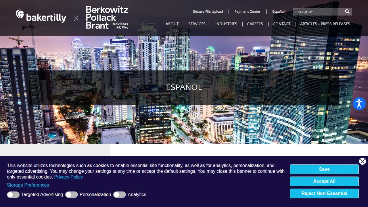 Berkowitz Pollack Brant Advisors + CPAs page