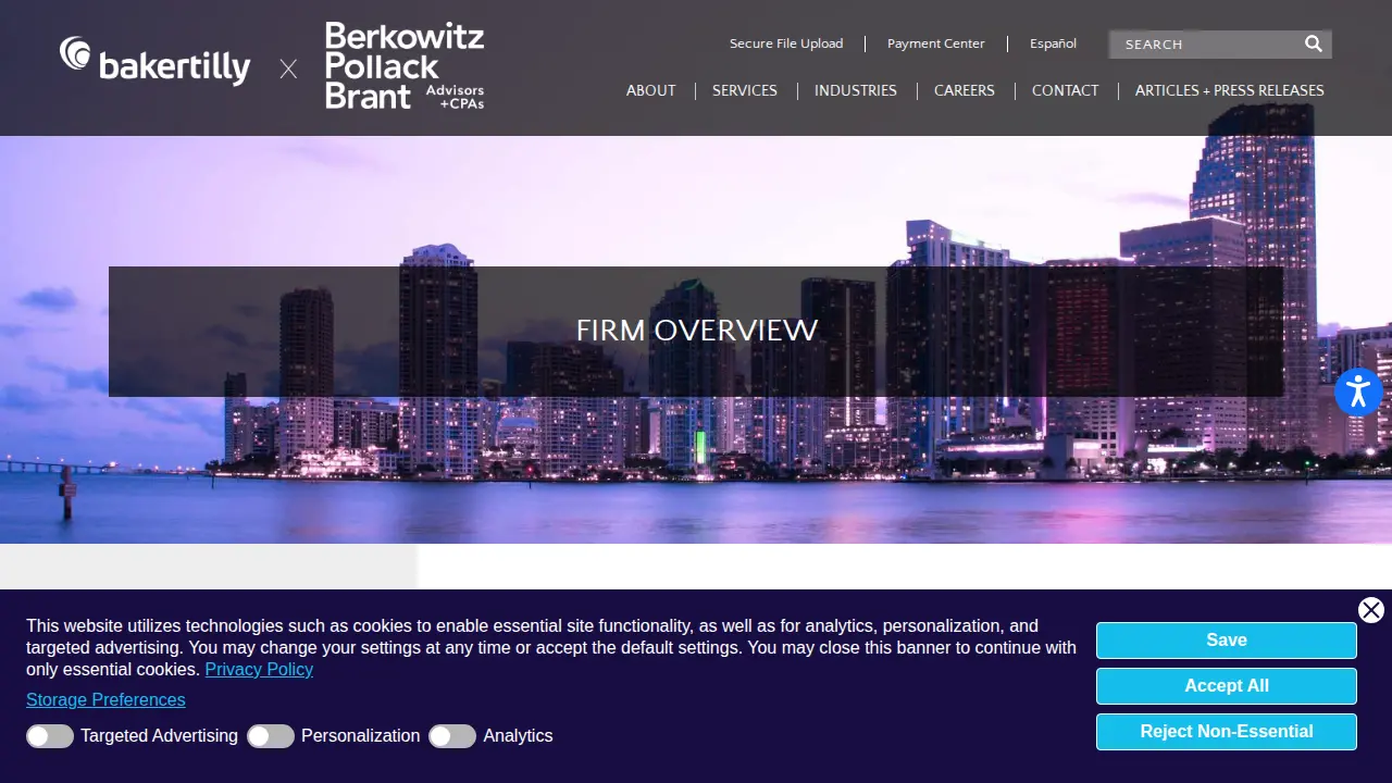 Berkowitz Pollack Brant Advisors + CPAs page
