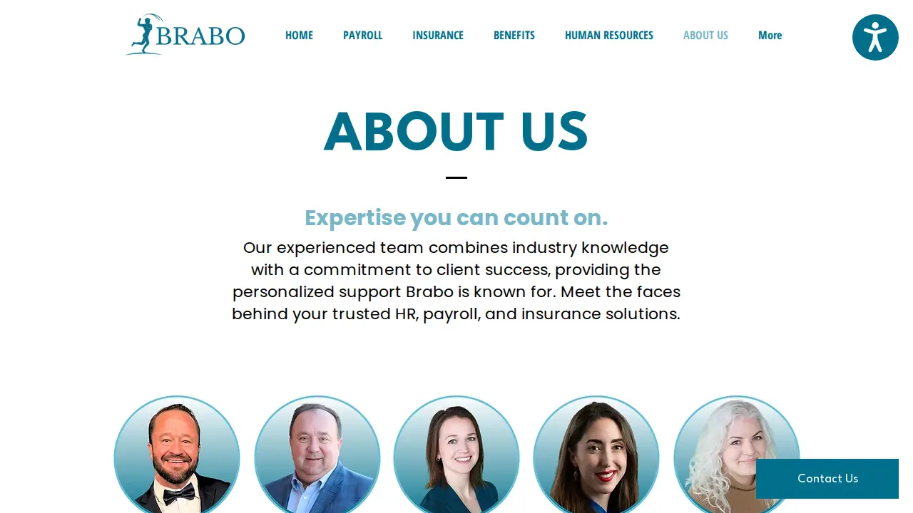 Brabo Payroll page
