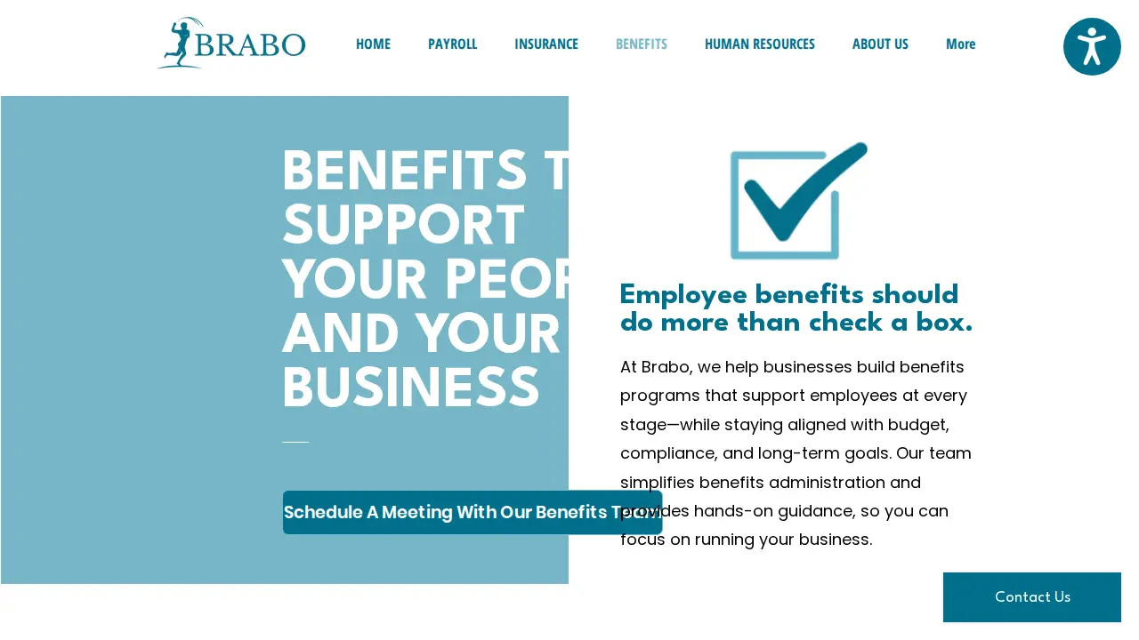 Brabo Payroll page
