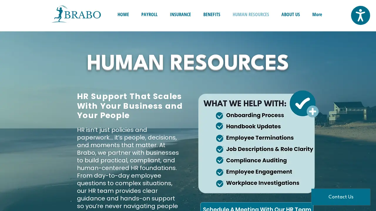 Brabo Payroll page