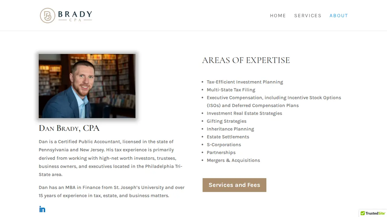 Brady CPA page