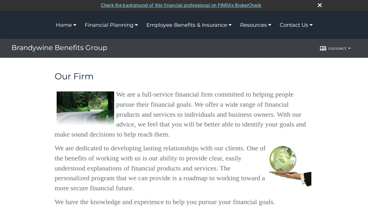 Brandywine Benefits Group page