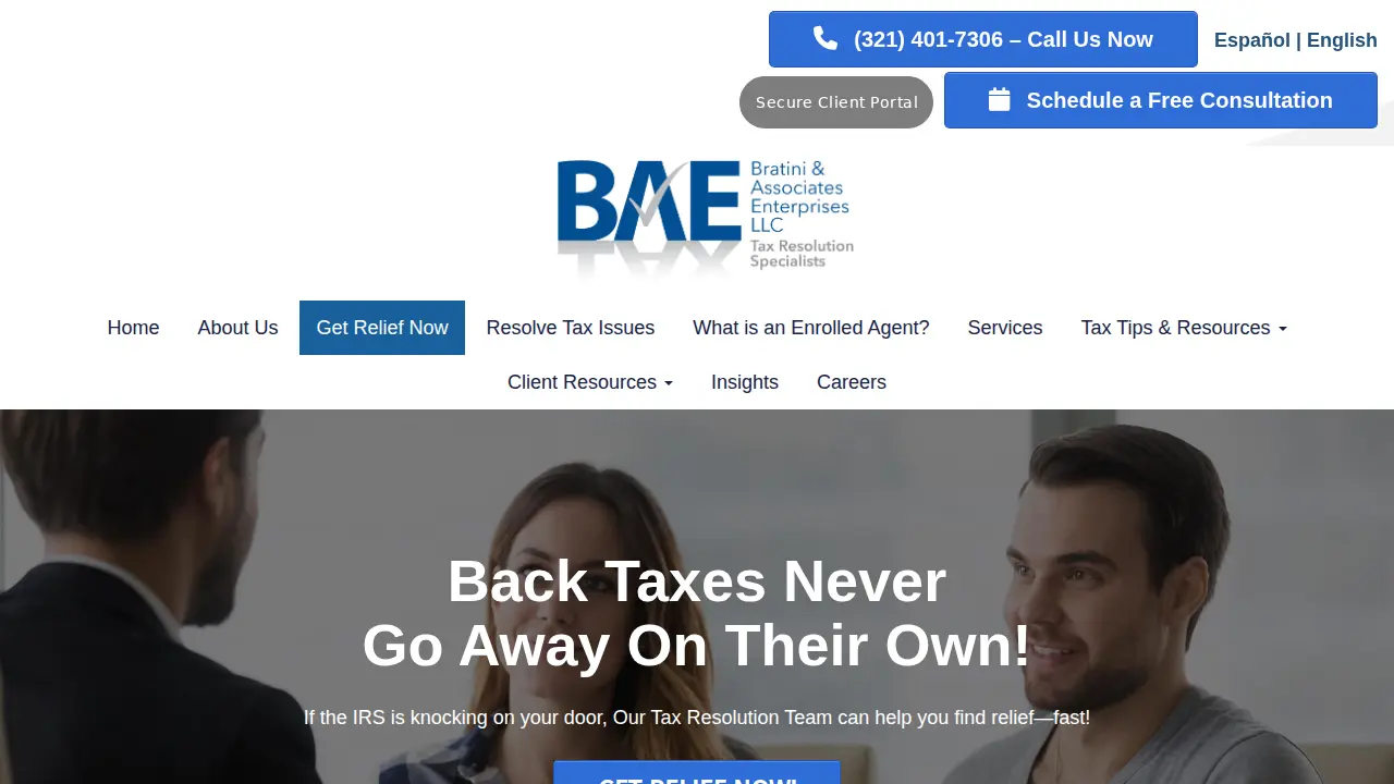 Bratini & Associates Enterprises LLC page