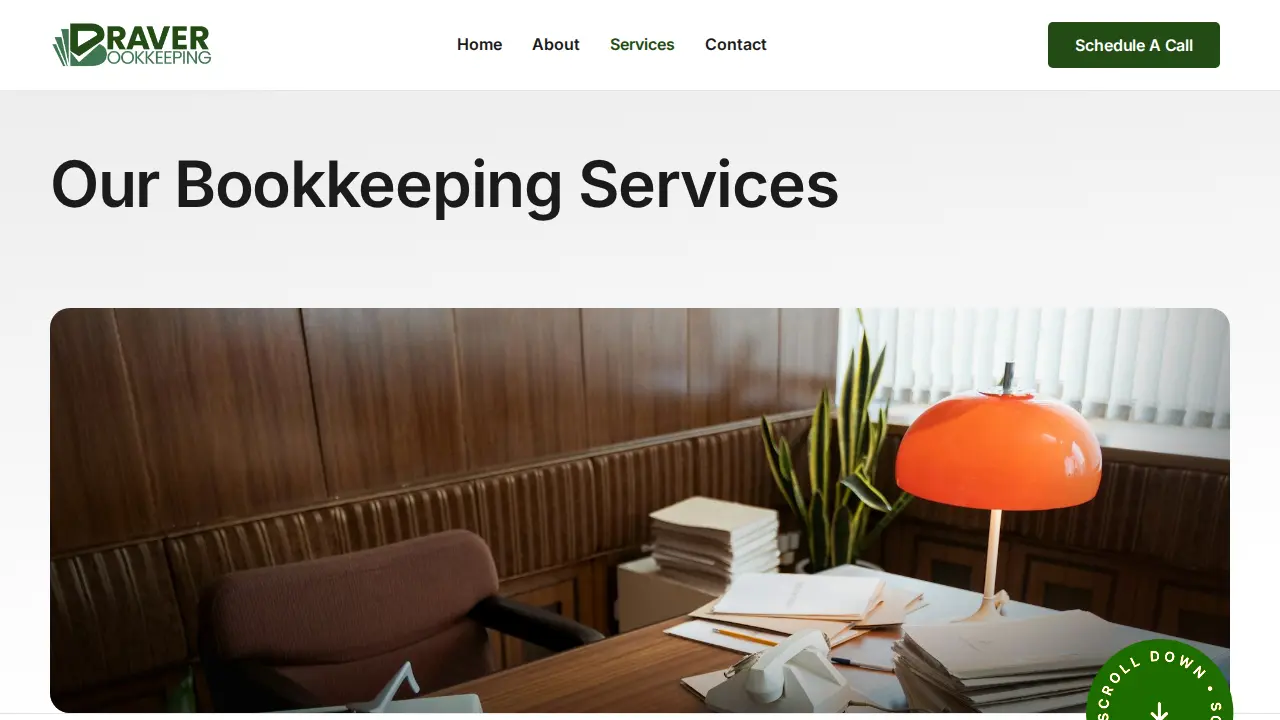 Braver Bookkeeping page