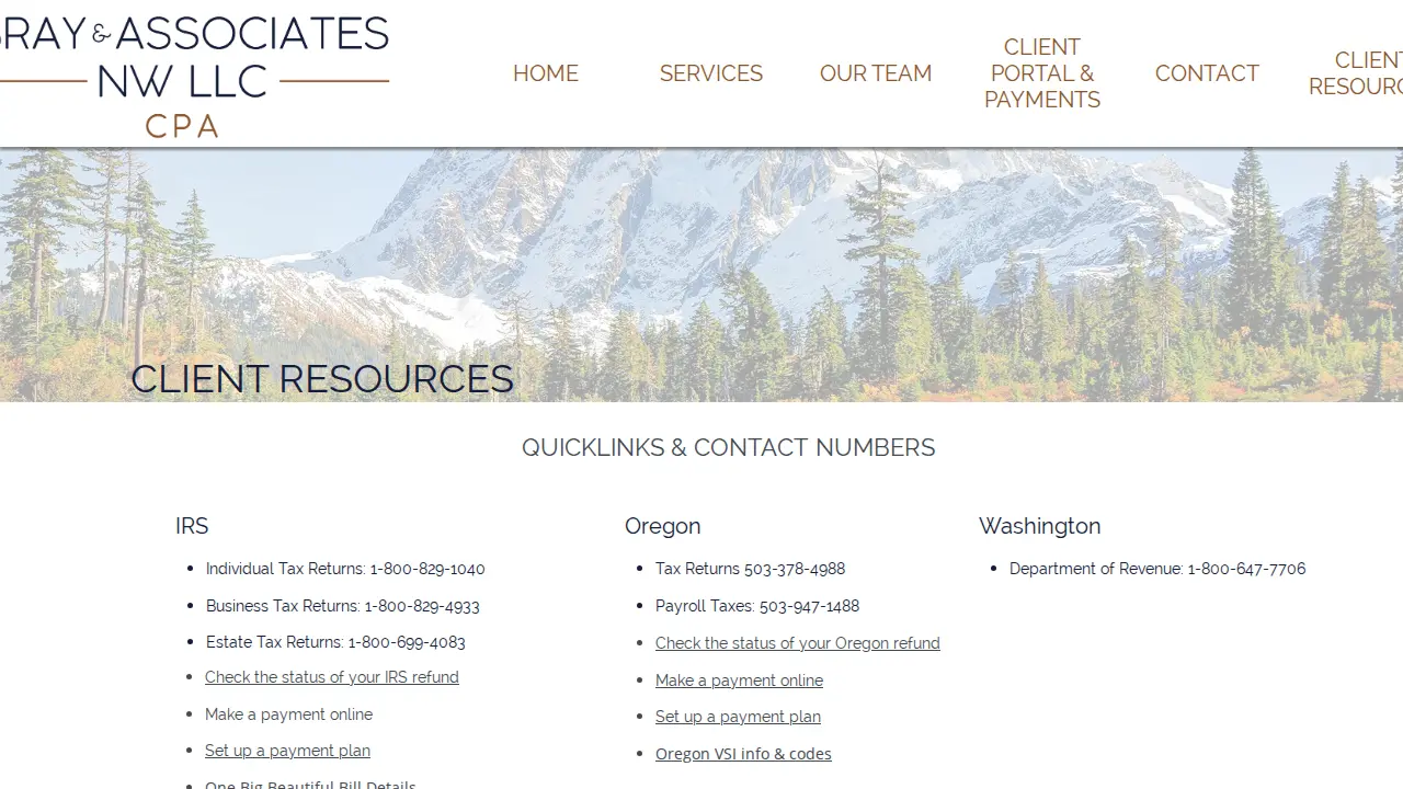 Bray & Associates NW LLC page