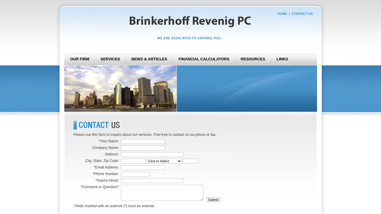 Brinkerhoff Revenig & Corrigan page