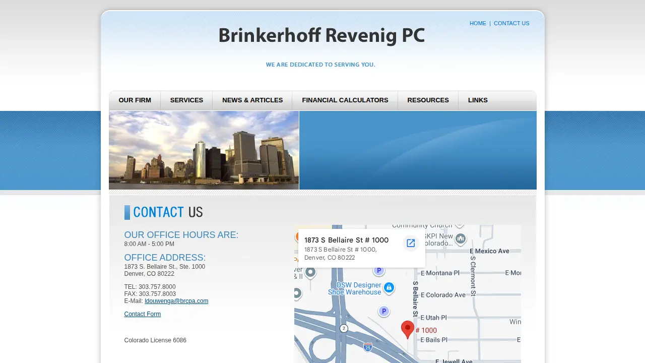 Brinkerhoff Revenig & Corrigan page