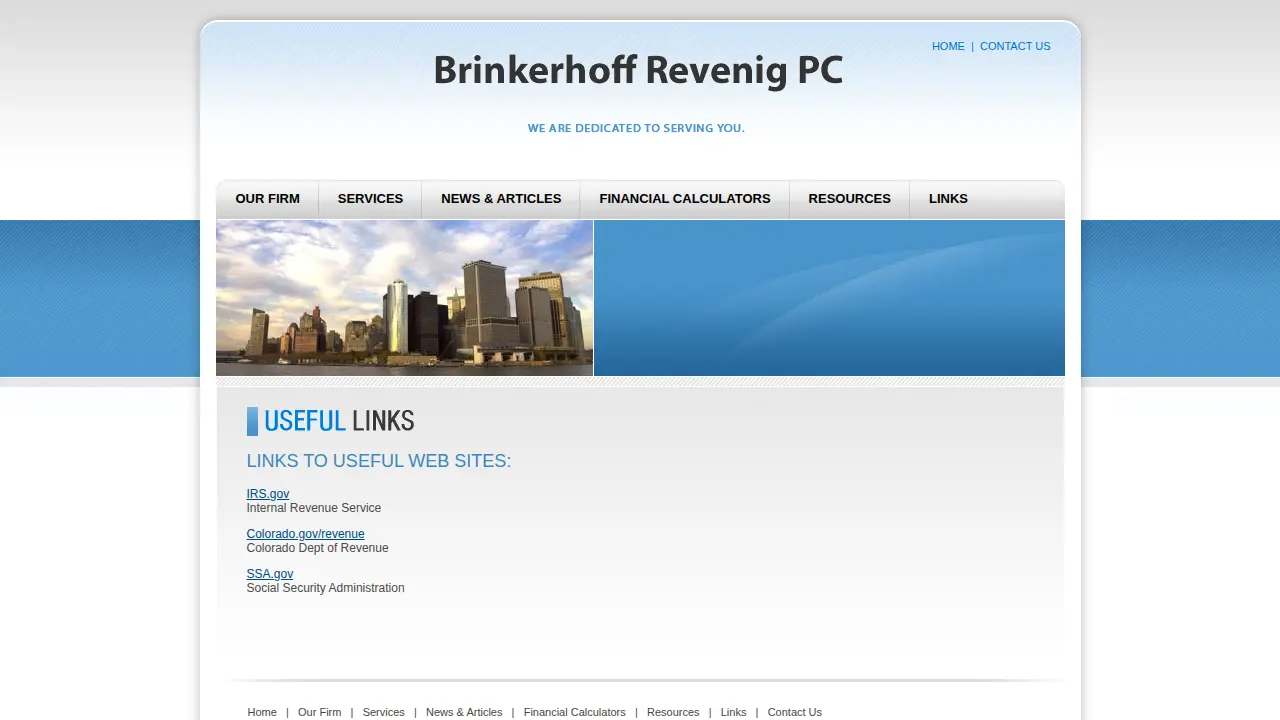 Brinkerhoff Revenig & Corrigan page