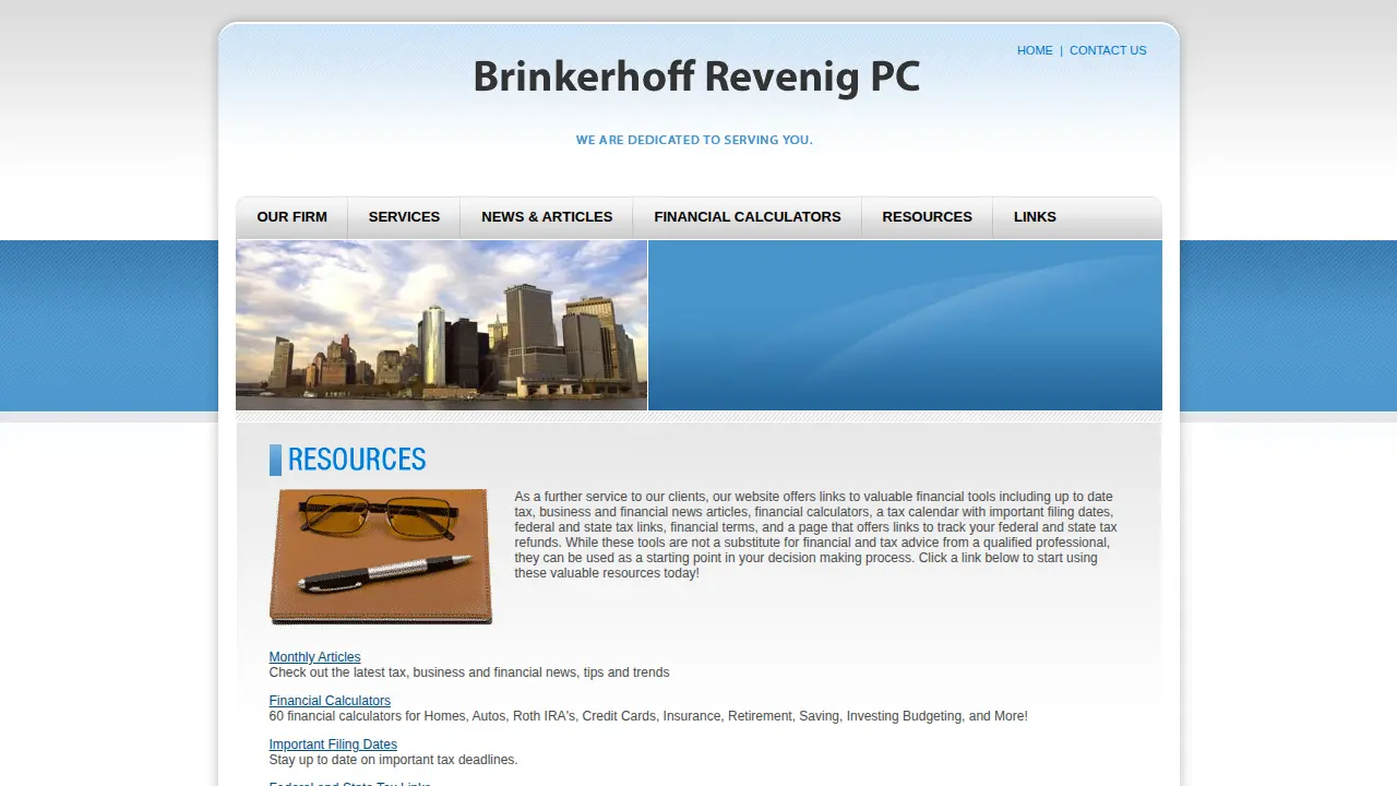 Brinkerhoff Revenig & Corrigan page