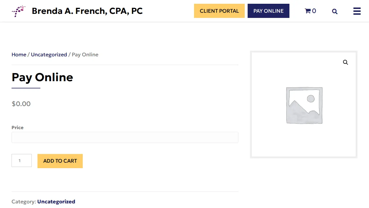 Brenda A. French, CPA, PC page