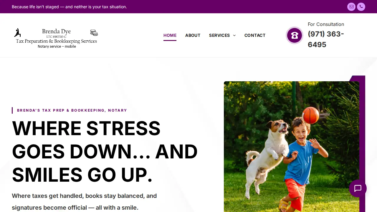 Brenda's Tax Prep & Bookkeeping, Notary