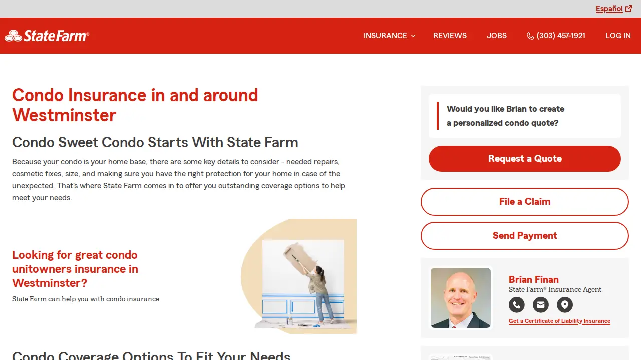 Brian Finan - State Farm Insurance Agent page
