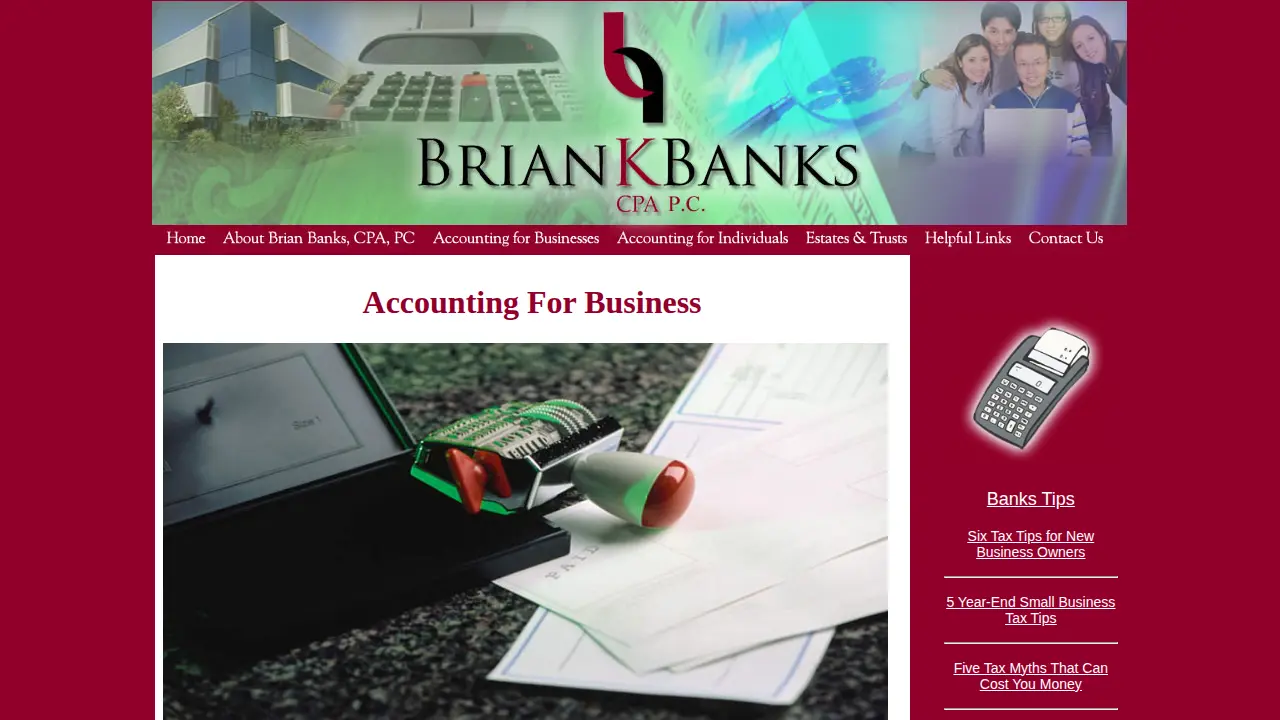 Brian K. Banks, CPA P.C. page