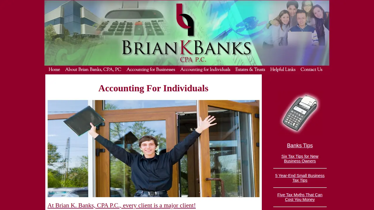 Brian K. Banks, CPA P.C. page