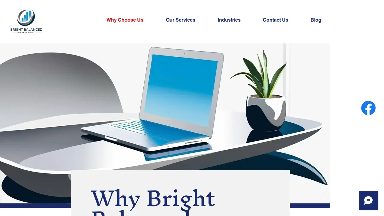 Bright Balanced Bookkeeping page