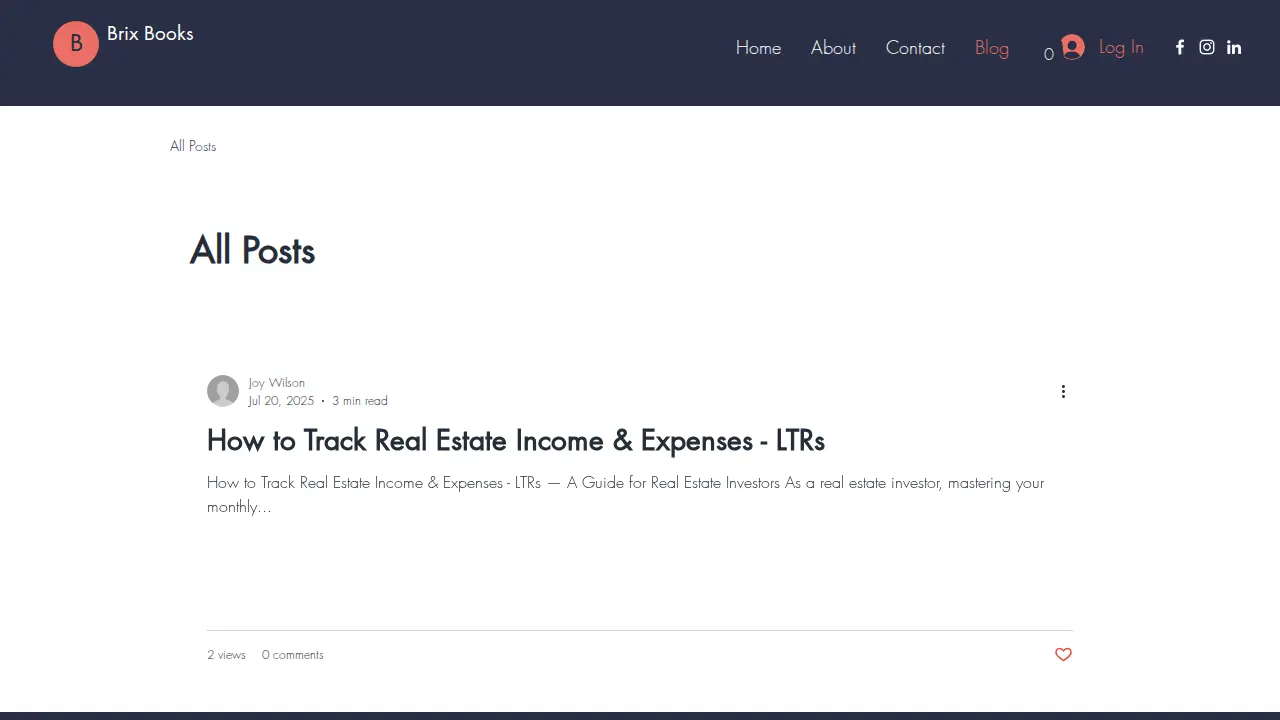 Brix Books LLC page
