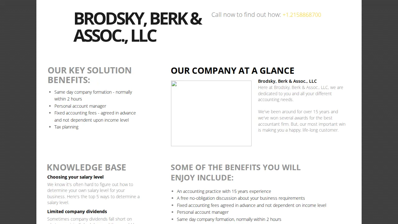 Brodsky Berk & Associates LLC page