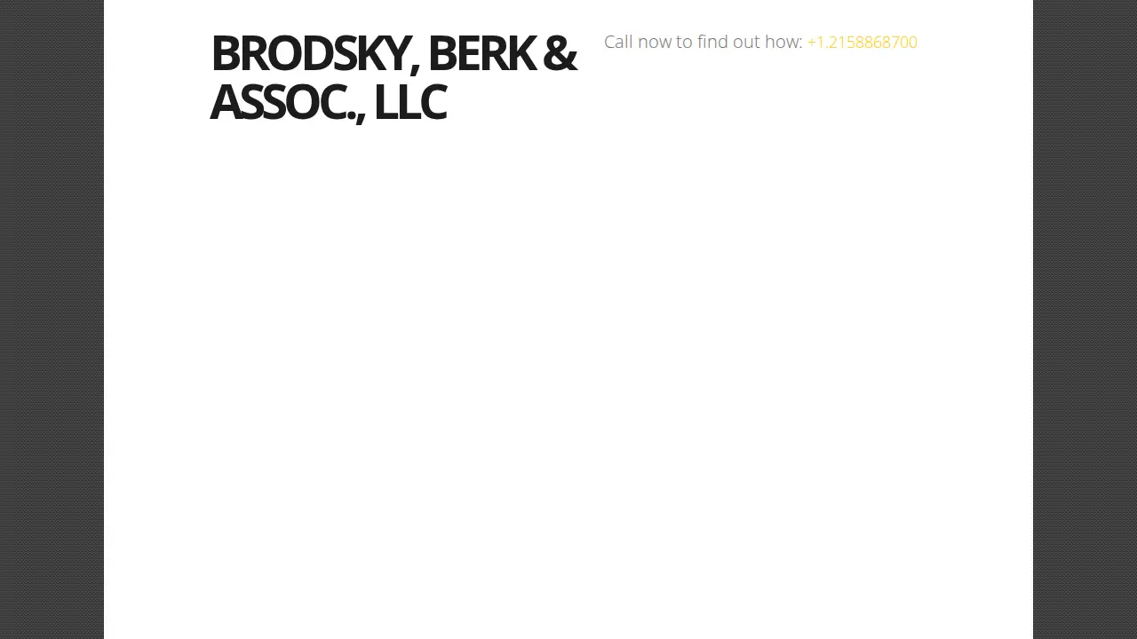Brodsky Berk & Associates LLC page