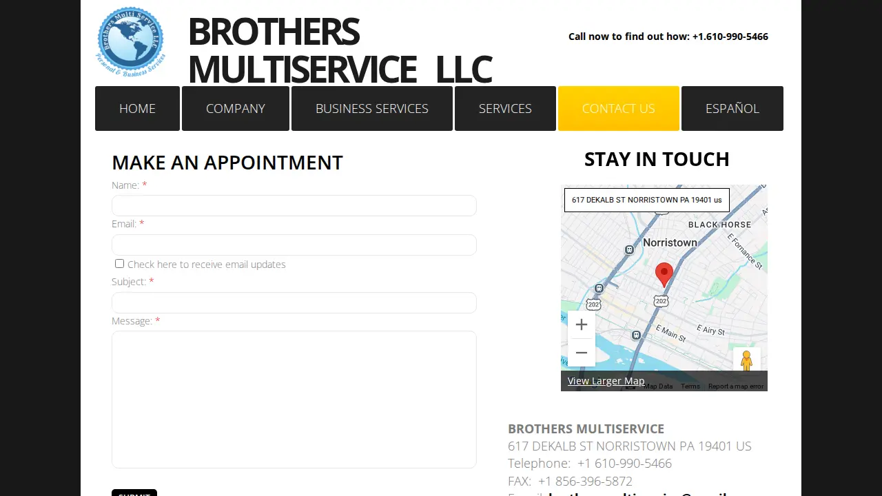 BROTHERS MULTI SERVICE page