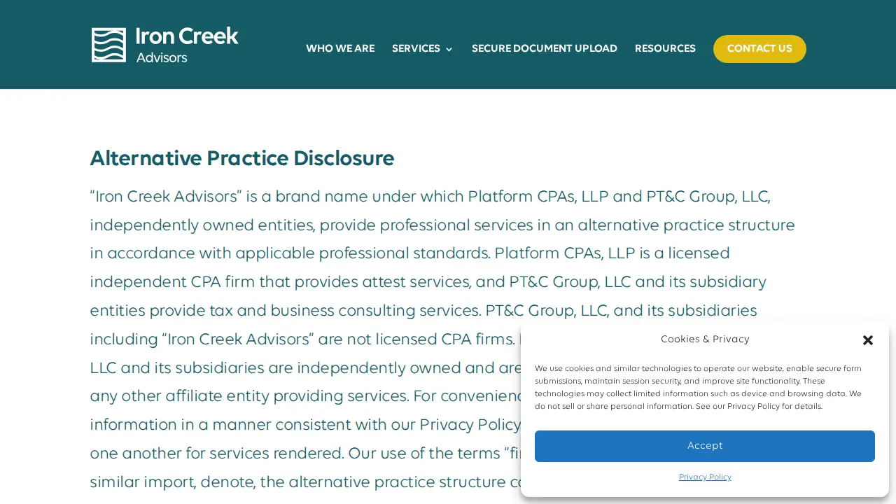 Brown and Bakondi CPA Group P.C. page
