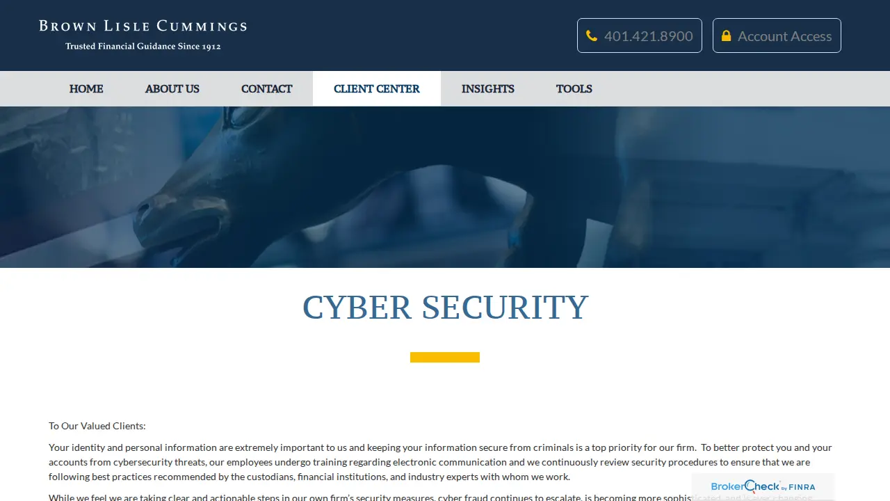 Brown Lisle/Cummings Inc page