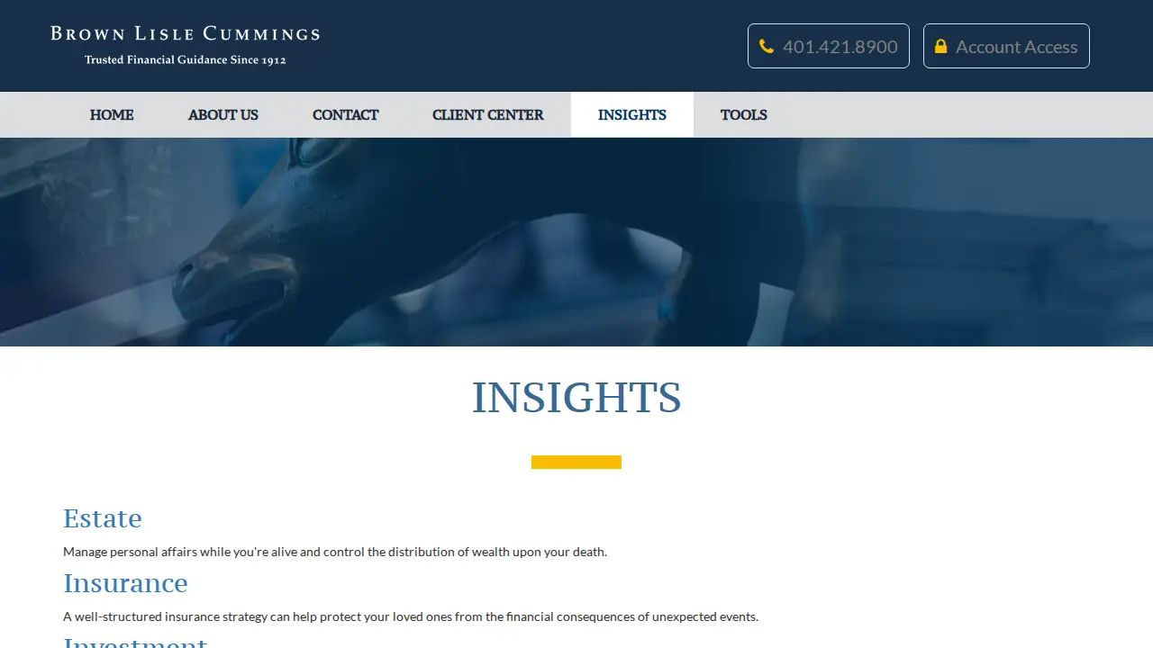 Brown Lisle/Cummings Inc page