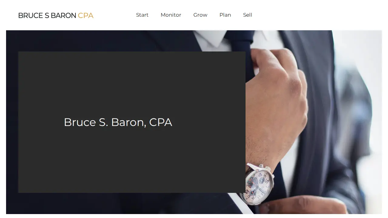Bruce S. Baron, CPA page