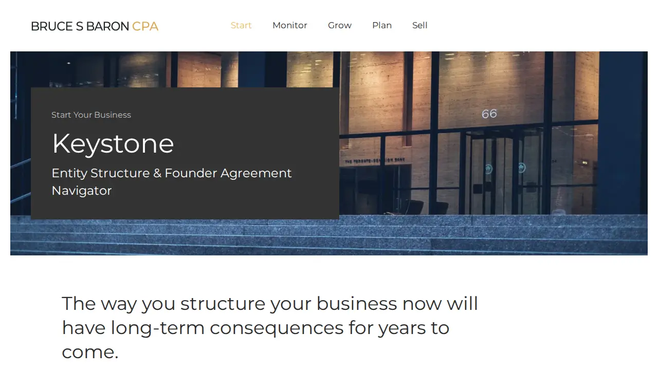 Bruce S. Baron, CPA page