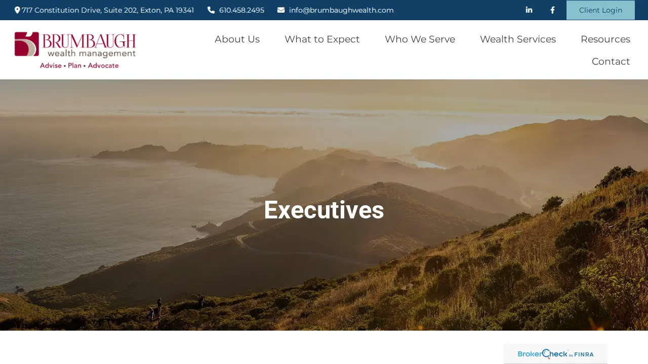 Brumbaugh Wealth Management page