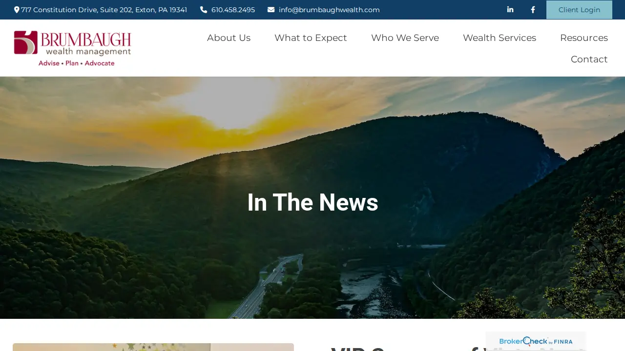 Brumbaugh Wealth Management page