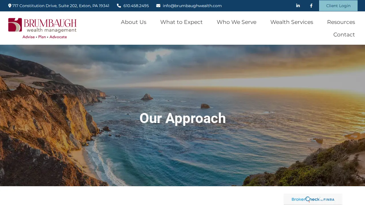 Brumbaugh Wealth Management page