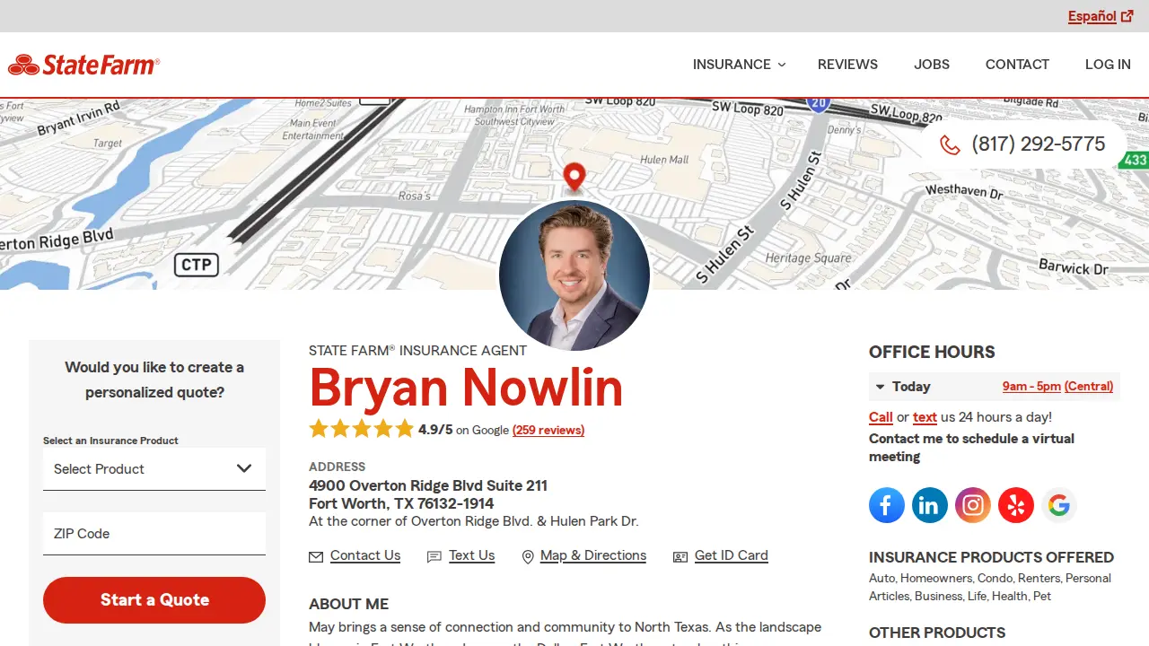 Bryan Nowlin - State Farm Insurance Agent