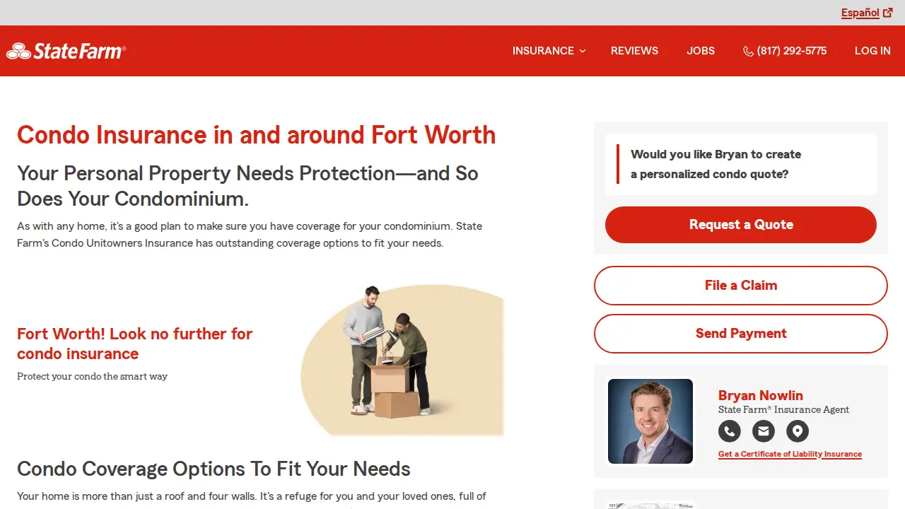 Bryan Nowlin - State Farm Insurance Agent page
