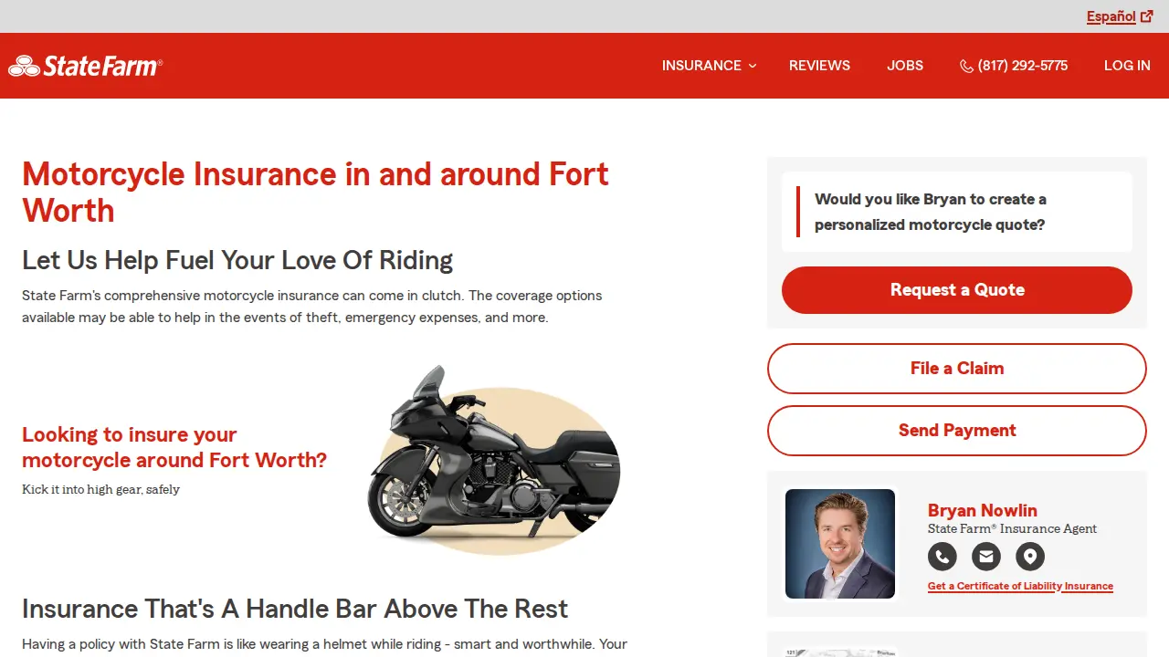 Bryan Nowlin - State Farm Insurance Agent page