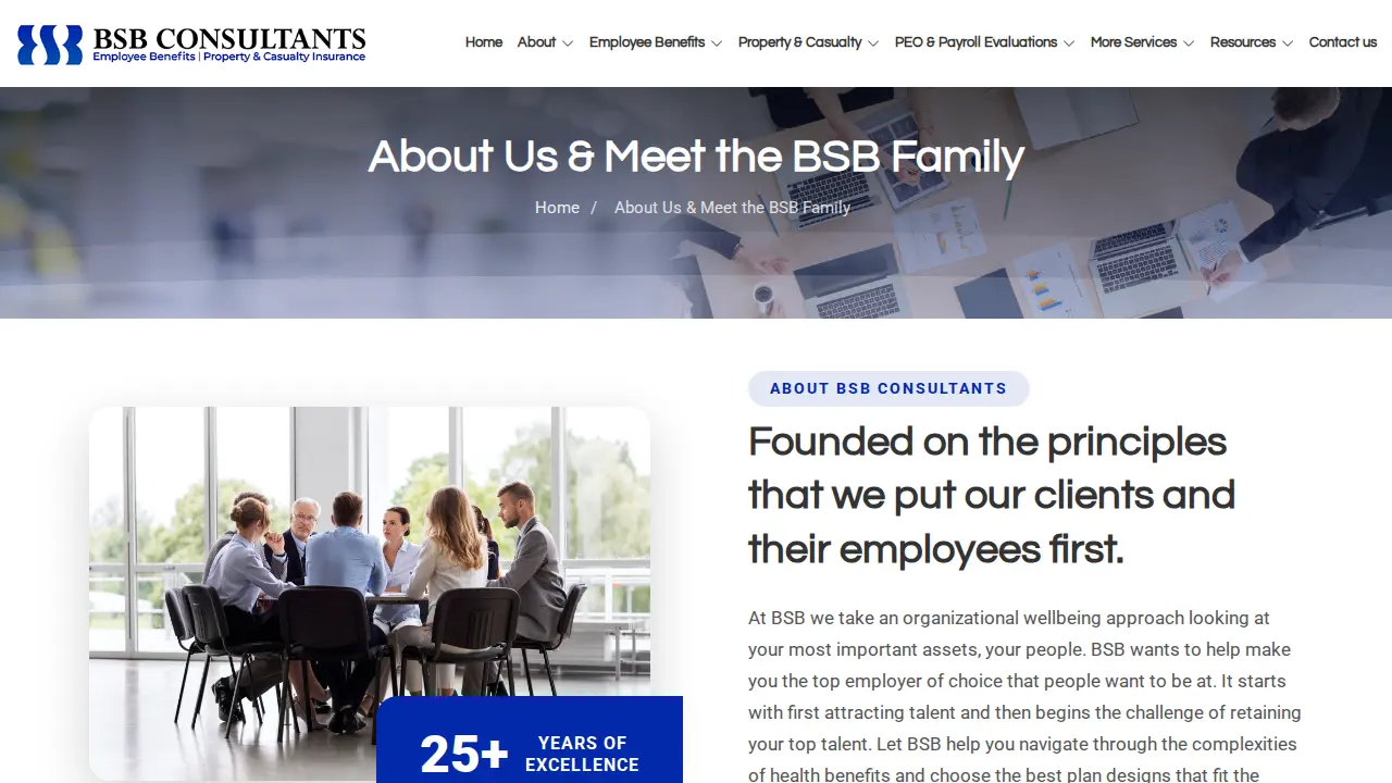 BSB Consultants page