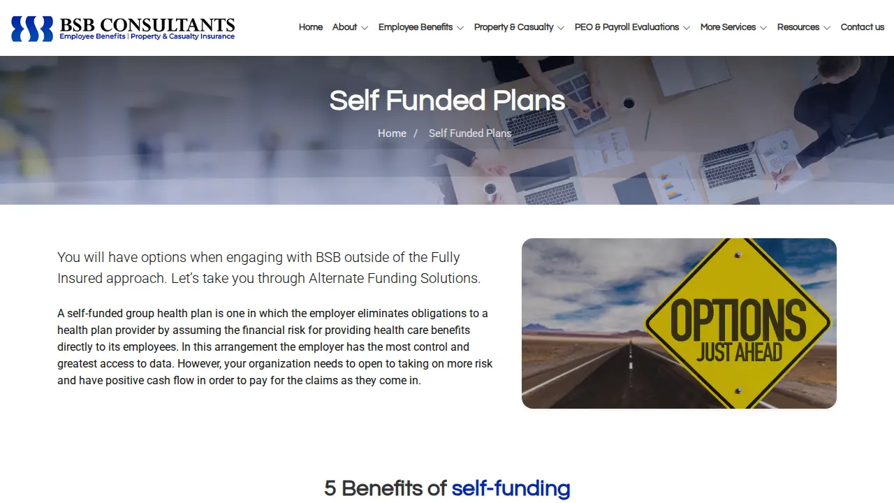 BSB Consultants page