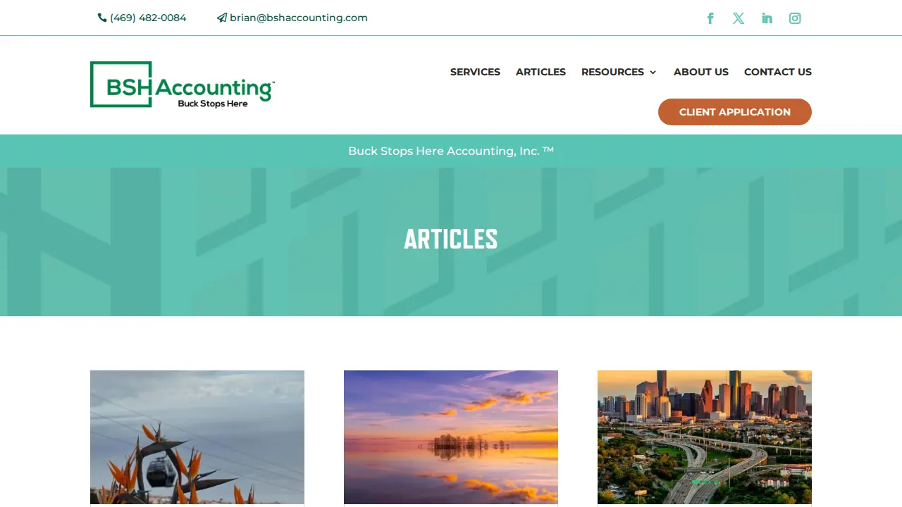 Buck Stops Here Accounting, Inc. page